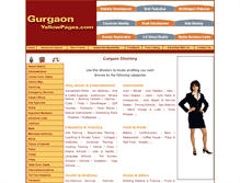Tablet Screenshot of gurgaonyellowpages.com